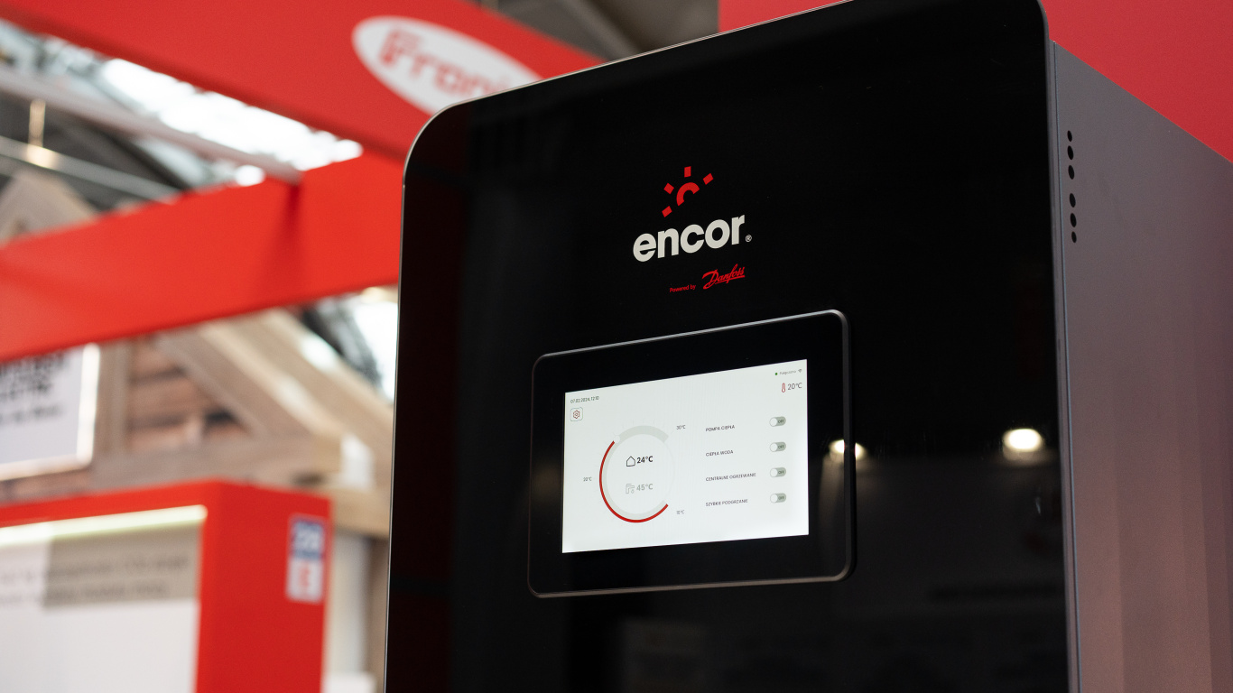 Gruntowa pompa ciepła Encor ENEX 2024 czarna